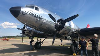 SWISSAIR DC3 [upl. by Nessaj495]