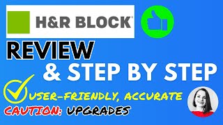 HampR Block Tax Software Review Free Online Version [upl. by Tallbott]