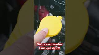 💦Windscreen washer fluid show me tell me Question⁉️ drivingexam automobile drivingtestsuccess [upl. by Laved545]