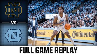 Notre Dame vs North Carolina Full Game Replay  202324 ACC Mens Basketball [upl. by Gine602]