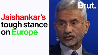 S Jaishankars tough stance on Europe [upl. by Oleusnoc]