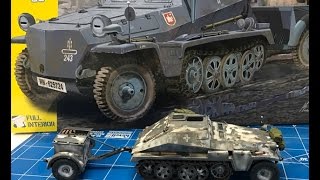 Building the New Dragon Sdkfz 252 halftrack munitions carrier [upl. by Dawes]