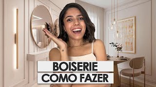 COMO FAZER BOISERIE NA PAREDE • MODELOS DICAS E MATERIAIS INCRÍVEIS PARA TRANSFORMAR SUA DECORAÇÃO [upl. by Idet461]