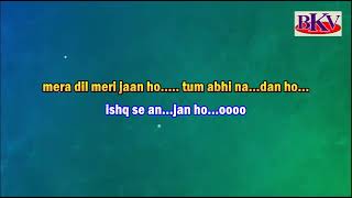 Mera Mann  KARAOKE  Mann 1999  Aamir Khan amp Manisha Koirola [upl. by Ishmul]