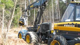 pewag forstgrip on a Ponsse harvester  Making of 1 [upl. by Saerdna]