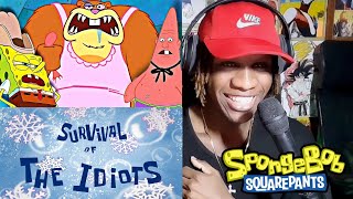 SURVIVAL of THE IDIOTS  Spongebob Squarepants Reaction ❄️ [upl. by Den]