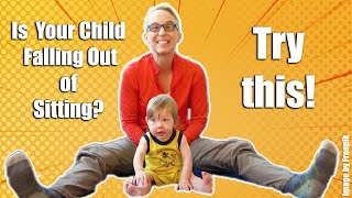 Is Your Child Falling Out of Sitting Try this Physical Therapy For a Child with Torticollis 31 [upl. by Shult]