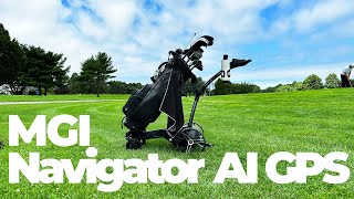 MGI Navigator AI GPS Electric Golf Cart Unboxing and Initial Impressions [upl. by Magbie599]