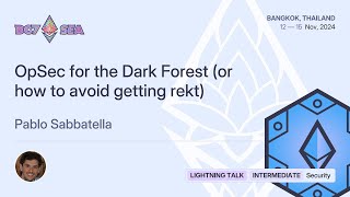 OpSec for the Dark Forest or how to avoid getting rekt [upl. by Early]