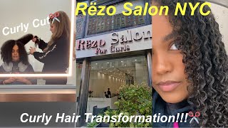 Rëzo Salon CURLY CUT TRANSFORMATION ✂️ NYC [upl. by Rana]