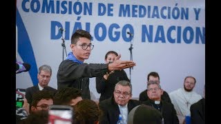 Las palabras con las que el estudiante Lesther Alemán le plantó la cara a Daniel Ortega [upl. by Lezti]