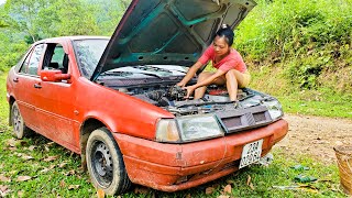 Girl Saves Mans Stalled Car in the Woods  AMAZING Rescue  Miss Mechanic [upl. by Lokin]