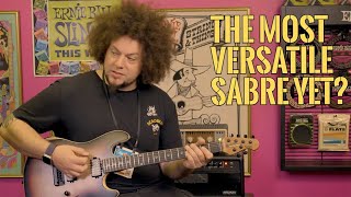 NAMM 2024 Rabea Massaad on the making and many tones of his Artist Series Sabre [upl. by Tempest221]