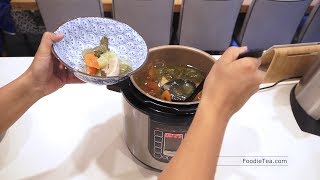 Pressure Cooker Review  Phillips HD2137  With a Chinese Pickled Mustard Soup Recipe [upl. by Evangelia]