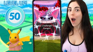 Shiny Hunting Gigantamax Gengar amp Saree Pikachu Pokémon GO [upl. by Estelle]