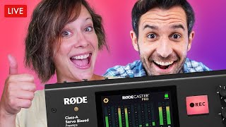 Rodecaster Pro Settings for LIVE Streaming with Tom Buck [upl. by Letsyrc]