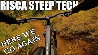 STEEP GNARLY TRAILS IN RISCA BIKE PARK [upl. by Nor]