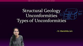 Unconformities amp Types  Paraconformity amp DisconformityCGS  CSIR Earth Sciences  Geology Optional [upl. by Aehtrod]