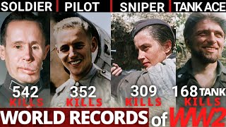 THE MOST BRUTAL WORLD RECORDS OF WW2  BRUTAL FIGHTERS OF WW2  WW2 STORIES [upl. by Akir]