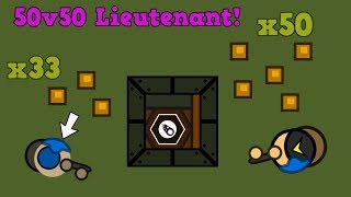 Survivio New Lieutenant In 50v50 Mode 50 Bullet Mac10 Survivio 50v50 Gameplay [upl. by Parcel]