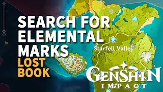 Search for elemental marks Genshin Impact Lost Book [upl. by Rudin826]