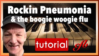 James Booker piano tutorial Rockin Pneumonia amp the Boogie Woogie Flu [upl. by Hagan288]