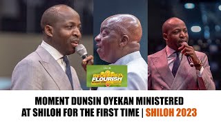 MOMENT DUNSIN OYEKAN MINISTERED IN SHILOH FOR THE FIRST TIME [upl. by Clementis463]