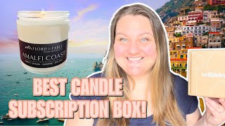 VELLABOX REVIEW AND UNBOXING 🕯️ SUBSCRIPTION BOX 📦 THEY HAVE THE BEST CANDLES [upl. by Giesser912]