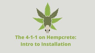 The 411 on Hempcrete Intro to Installation [upl. by Arihday]