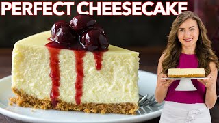 How to make the PERFECT CHEESECAKE with Cherry Sauce [upl. by Novonod]