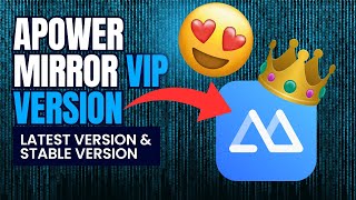 Apower Mirror VIP Lifetime Latest Version  Stable amp Secure  100 Working [upl. by Atinyl]