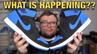 WHAT IS GOING ON WITH JORDAN 1 ROYAL REIMAGINED PRICE [upl. by Anina]