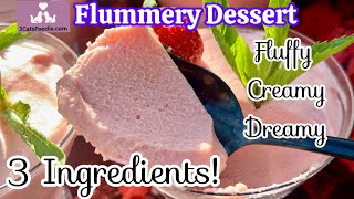 Flummery MUST TRY 3ingredient easy dessert [upl. by Vaenfila]