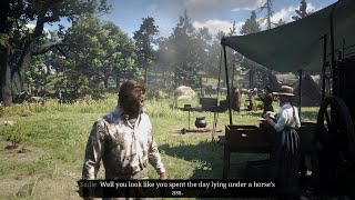 The Gangs Reaction to Arthur Antagonizing Them While Covered in Mud  RDR2 [upl. by Voss231]