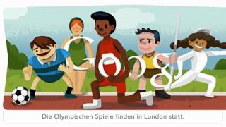 Doodle zur Eröffnungsfeier London 2012 Olympische Spiele [upl. by Esele]