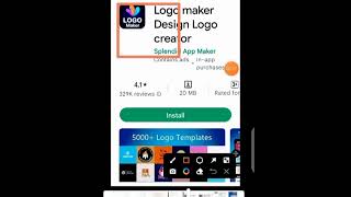 Best logo Maker app for Android I free logo maker shorts short creatorhelp youtube [upl. by Einal]