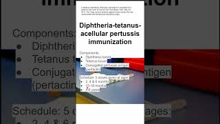 Diphtheriatetanus acellular pertussis immunization [upl. by Cogswell]