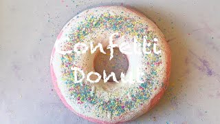 Confetti glitter series confetti donut 🎉🍩 [upl. by Airret144]