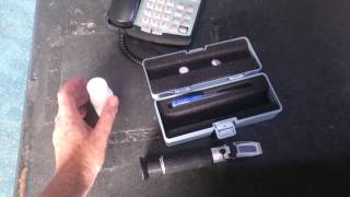 How to calibrate a refractometer [upl. by Eicnan]