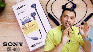 افضل سماعة بلوتوث من سوني والسعر خيال  Review of Sony WIXB400 [upl. by Anitsua]