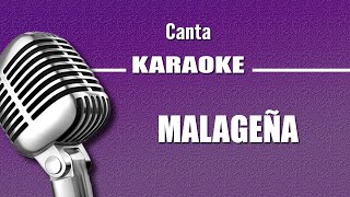 Malagueña con letra karaoke [upl. by Cissiee]