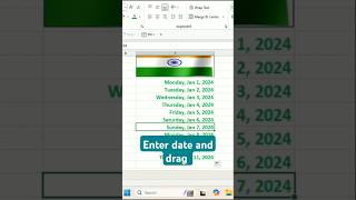 Dateday and year fill text format format cell excel Varsadiyashailesh [upl. by Jacinthe]