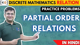 215  Practice problem on Partial Order Relations POSET in HINDI POSET lattice Hasse Diagram [upl. by Neenaej]