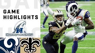 Rams vs Saints NFC Championship Highlights  NFL 2018 Playoffs [upl. by Karine417]