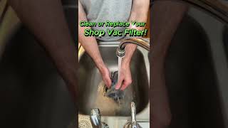 Remember to clean or replace your shop vac filter regularly tips diy ￼ [upl. by Bartlett]