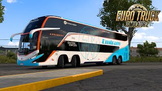 MARCOPOLO G8 DD 1800 MERCEDES VIAÇÃO ENTRAM ETS 2 152 MOD BUS [upl. by Naaitsirhc]