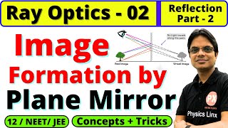 Ray Optics 02  Image Formation by Plane Mirror  Class 12 Physics Chapter 9  Class 12  NEET JEE [upl. by Brandice]