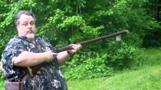 Early Lancaster Flintlock  First Firing [upl. by Shreve]