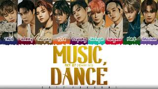 NCT 127  MUSIC DANCE Lyrics Color CodedHanRomEng [upl. by Analaf102]