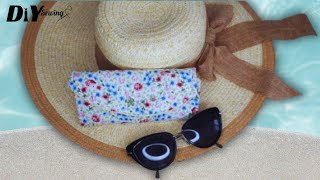 Very Easy Eyeglass Case Sewing  100 Profitable Business  DIY Sewing [upl. by Mariellen228]